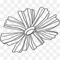 黑色可爱手绘花瓣-空若网 黑色可爱手绘花瓣-空若网