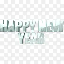 白色新年快乐字体-空若网 白色新年快乐字体-空若网