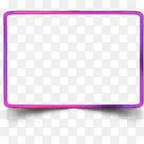 紫色渐变矩形边框-空若网 紫色渐变矩形边框-空若网