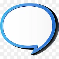 蓝色椭圆对话框-空若网 蓝色椭圆对话框-空若网