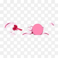 爱心蝴蝶结圆形浪漫-空若网 爱心蝴蝶结圆形浪漫-空若网