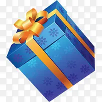 蓝色花纹大气礼盒电商活动-空若网 蓝色花纹大气礼盒电商活动-空若网