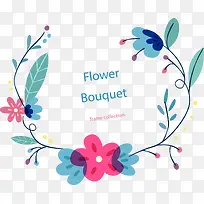 扁平化简约花卉植物装饰-空若网 扁平化简约花卉植物装饰-空若网