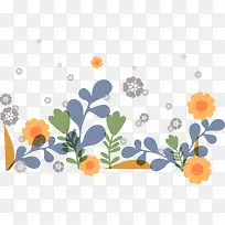 矢量扁平化装饰花卉-空若网 矢量扁平化装饰花卉-空若网
