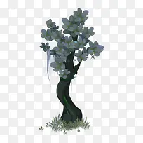 手绘卡通花草树木-空若网 手绘卡通花草树木-空若网