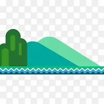 扁平化 山-空若网 扁平化 山-空若网