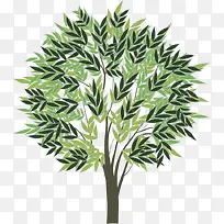 手绘水彩树-空若网 手绘水彩树-空若网