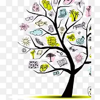 彩绘大树-空若网 彩绘大树-空若网