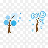 矢量树素材-空若网 矢量树素材-空若网