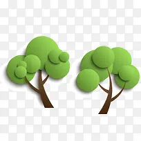 卡通大树-空若网 卡通大树-空若网