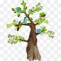 卡通字母大树-空若网 卡通字母大树-空若网