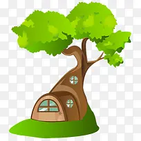 卡通树屋-空若网 卡通树屋-空若网