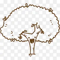 卡通手绘植物大树-空若网 卡通手绘植物大树-空若网