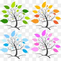 彩色大树-空若网 彩色大树-空若网