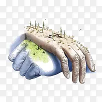 手绘创意双手-空若网 手绘创意双手-空若网