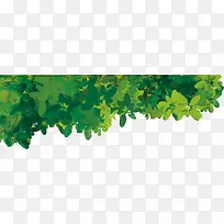 春季水彩绿色大树-空若网 春季水彩绿色大树-空若网