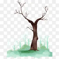 大树插画美景艺术-空若网 大树插画美景艺术-空若网