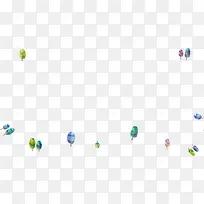 可爱手绘彩色大树插画-空若网 可爱手绘彩色大树插画-空若网