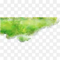 绿色手绘春日大树-空若网 绿色手绘春日大树-空若网