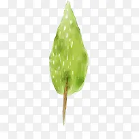 手绘浅绿色漫画大树-空若网 手绘浅绿色漫画大树-空若网