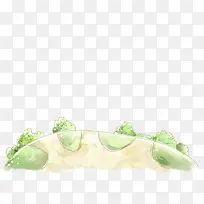 手绘草地-空若网 手绘草地-空若网