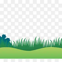 草地上的绿植-空若网 草地上的绿植-空若网