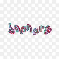 创意多色彩艺术字-空若网 创意多色彩艺术字-空若网