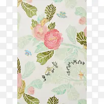 手绘小清新花朵插画-空若网 手绘小清新花朵插画-空若网