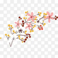 手绘多彩花朵-空若网 手绘多彩花朵-空若网