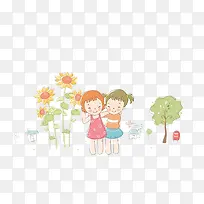 手绘女孩-空若网 手绘女孩-空若网