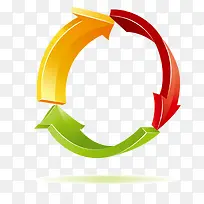 矢量收尾循环标志-空若网 矢量收尾循环标志-空若网