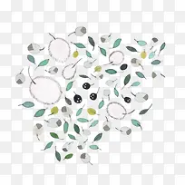 手绘小清新背景素材-空若网 手绘小清新背景素材-空若网