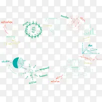 手绘风格商务数据背景-空若网 手绘风格商务数据背景-空若网