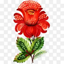 手绘花卉装饰-空若网 手绘花卉装饰-空若网