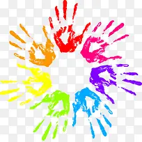 彩色手掌-空若网 彩色手掌-空若网