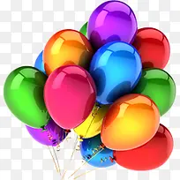 彩色气球png素材-空若网 彩色气球png素材-空若网