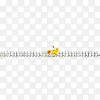 白色栅栏和鲜花-空若网 白色栅栏和鲜花-空若网