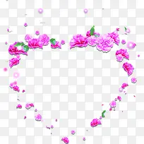 唯美紫色花朵爱心-空若网 唯美紫色花朵爱心-空若网