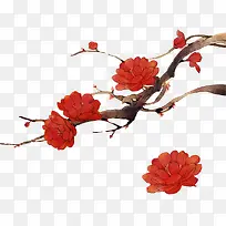 树枝鲜花矢量png图片-空若网 树枝鲜花矢量png图片-空若网