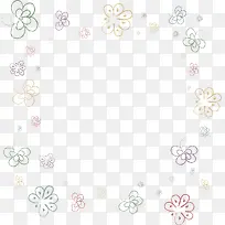 多彩清新鲜花边框纹理-空若网 多彩清新鲜花边框纹理-空若网