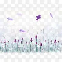 梦幻薰衣草背景-空若网 梦幻薰衣草背景-空若网