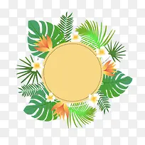 矢量植物牌子-空若网 矢量植物牌子-空若网