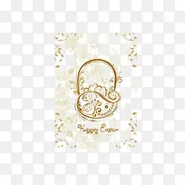 扁平化复活节节日装饰矢量图-空若网 扁平化复活节节日装饰矢量图-空若网