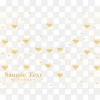 黄色爱心背景底纹-空若网 黄色爱心背景底纹-空若网
