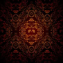 黄色花纹背景-空若网 黄色花纹背景-空若网