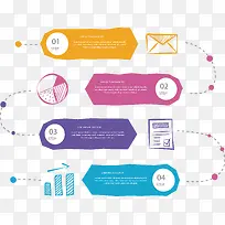 手绘彩色数据信息图表-空若网 手绘彩色数据信息图表-空若网