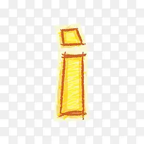 橙色手绘字母i-空若网 橙色手绘字母i-空若网
