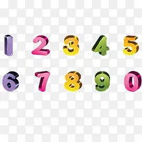 彩色数字-空若网 彩色数字-空若网