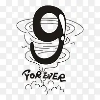 黑色数字9-空若网 黑色数字9-空若网