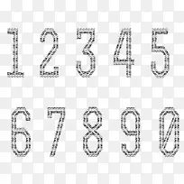 简约钻石阿拉伯数字PNG-空若网 简约钻石阿拉伯数字PNG-空若网